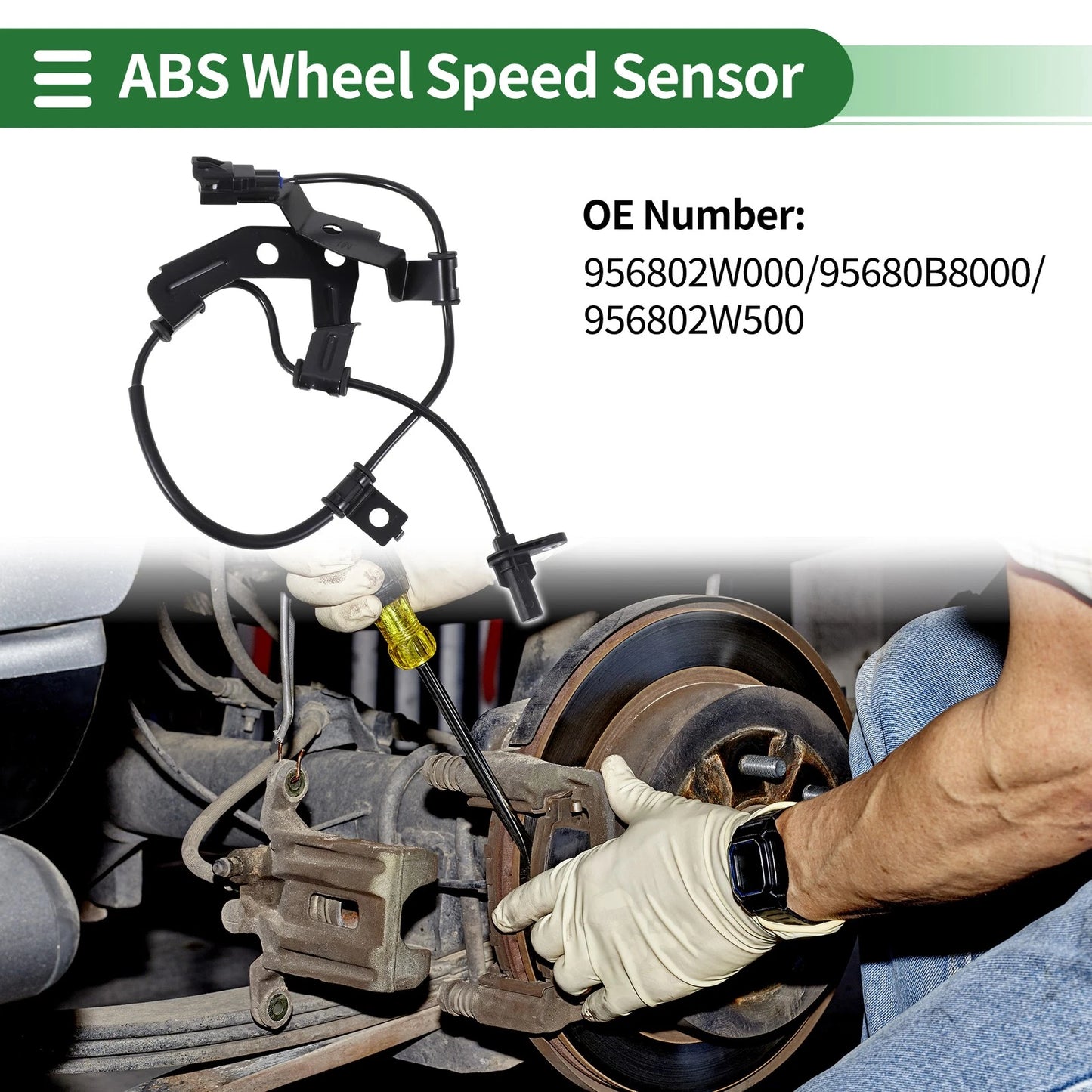 ABS Wheel Speed Sensor No. 956802W000 for Kia Sorento (2012–2019)