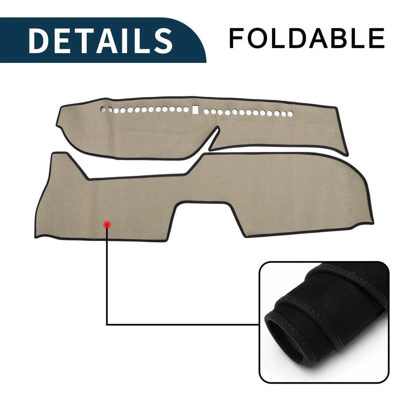 Dashboard Cover Mat for Honda FREED GB5/6/7/8 (2016-2024) Black Protector Pad