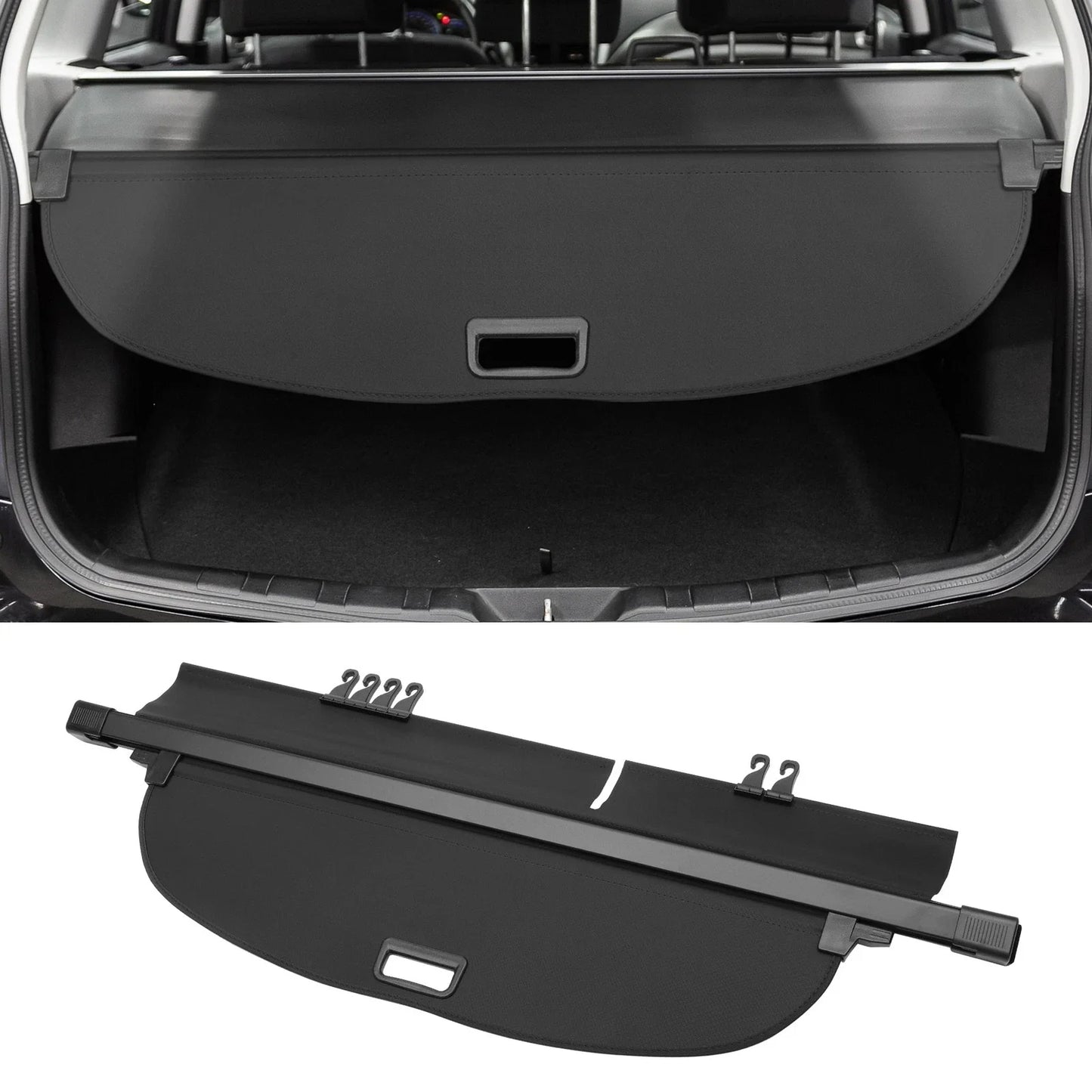 Retractable Cargo Cover for Honda CR-V 2017-2022 Trunk Parcel Shelf Gloss Black