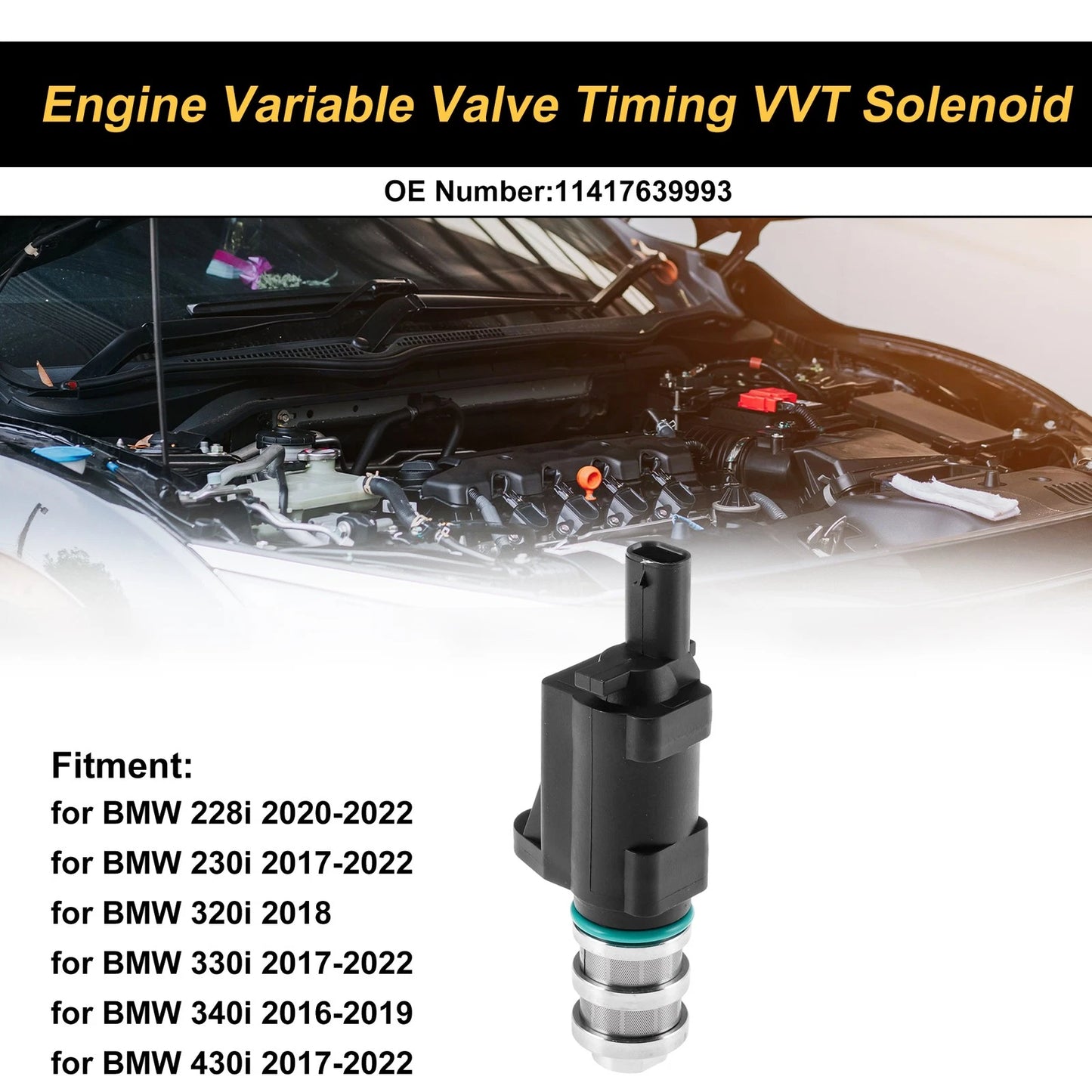 VVT Solenoid for BMW 228i (2020–2022) 11417639993