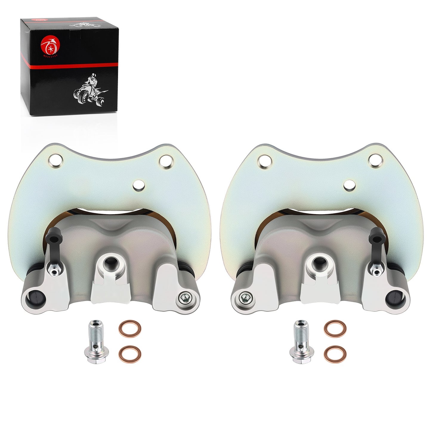 Rear Brake Calipers with Pads for Polaris RZR XP 4 Turbo S (2019–2020)