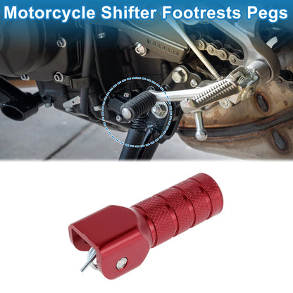 Cylinder Square Shifter Footrests Pegs for Suzuki RMZ