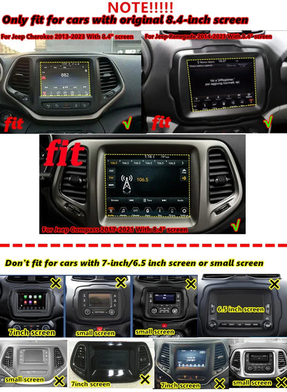 8.4'' Car Stereo Navigation for Jeep Renegade Cherokee (2013-2023)