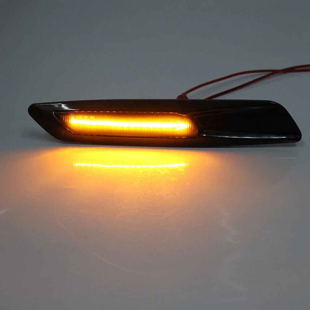 Sequential Front Fender Side Marker LED Lights for BMW 1 3 5 Series (2006-2013)