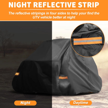 Waterproof UTV Cover for Kawasaki Teryx S LE (2014–2023) Black