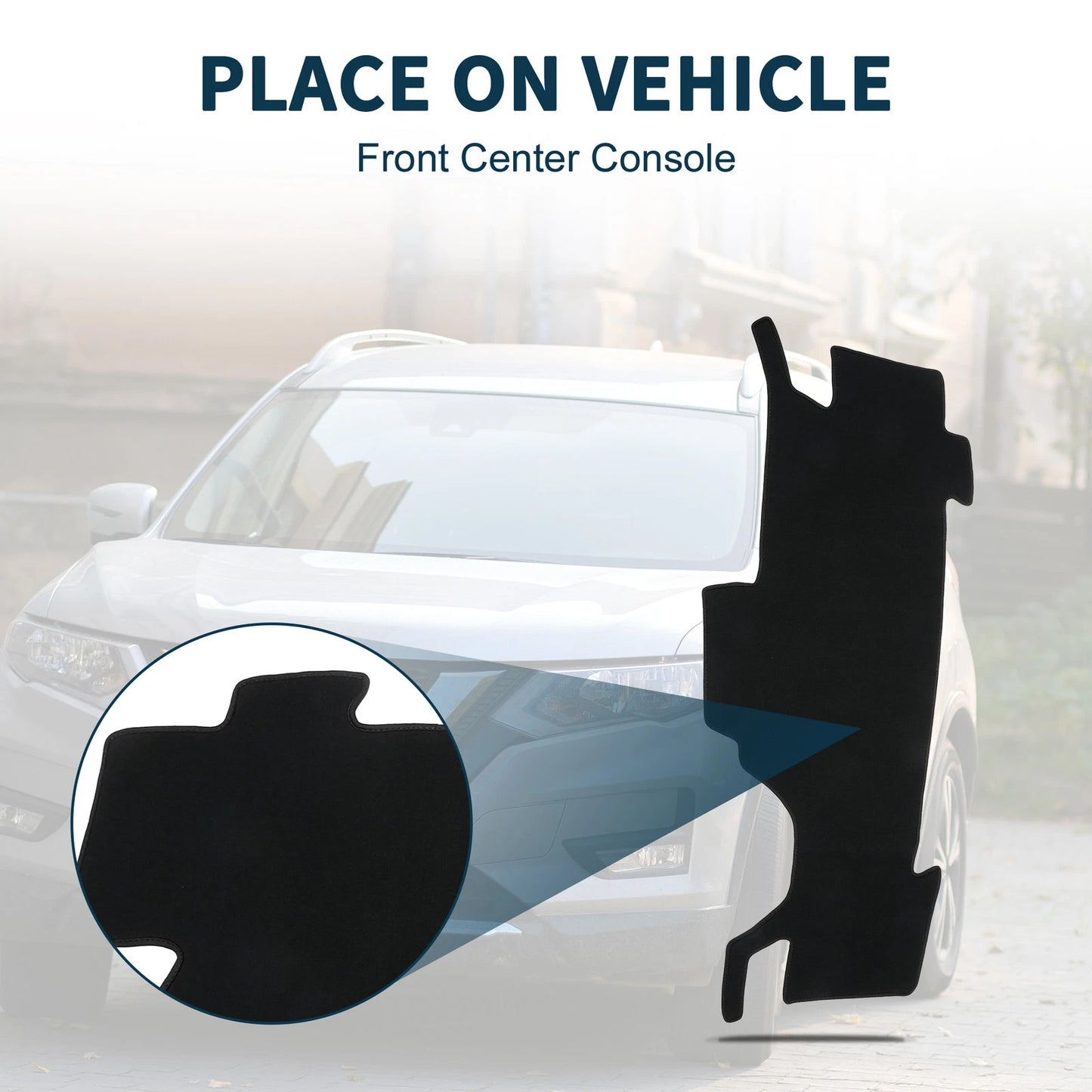 Dashboard Dash Cover Mat for Nissan Note e-Power E13 (2020–2024) Black Set of 1