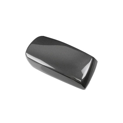 Carbon Fiber Center Console Armrest Box Cover Trim for BMW X3 X4 (2011–2017)