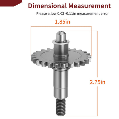 Water Pump Impeller Shaft & Gear for Yamaha YZ65/85 (2002–2024)
