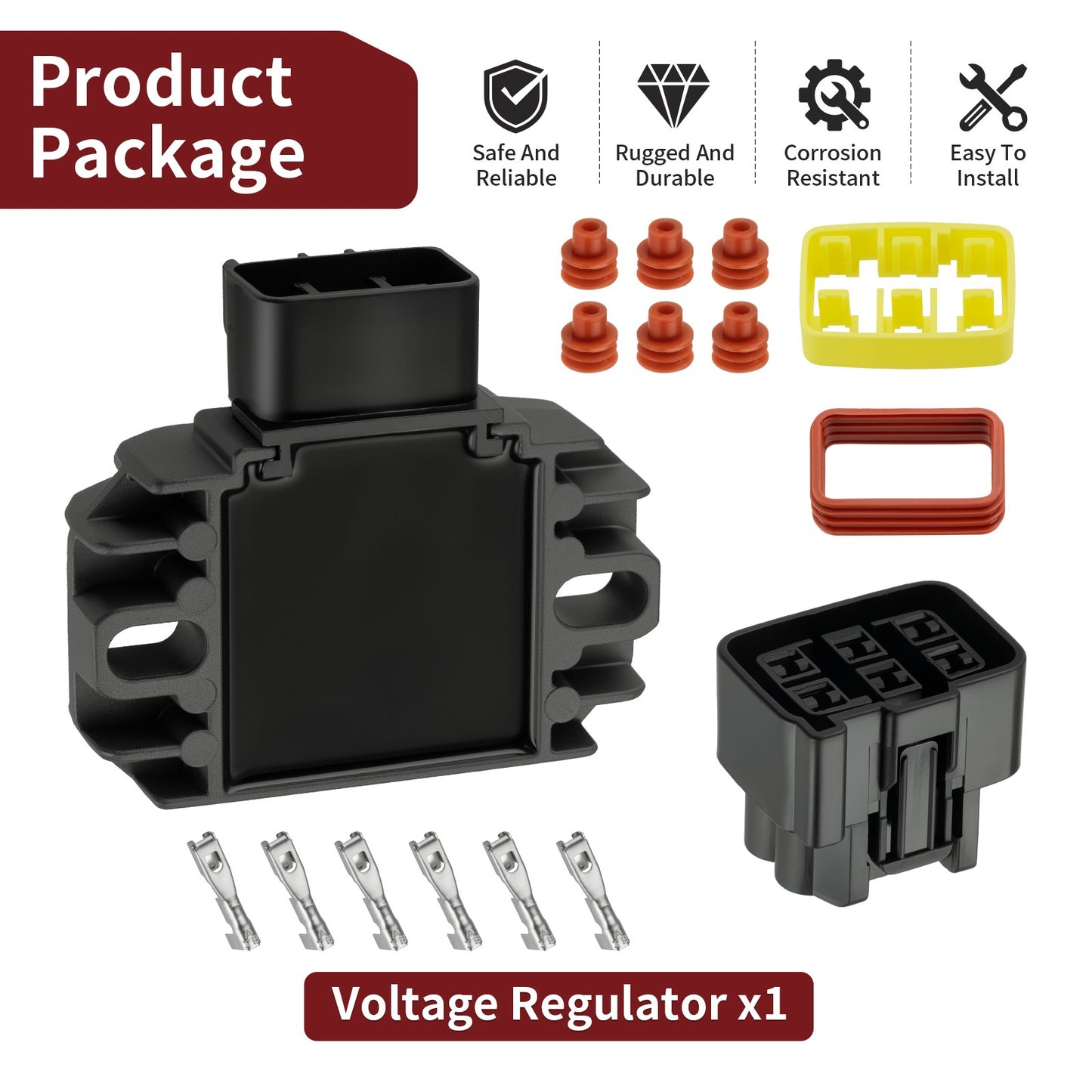 Voltage Regulator for Kawasaki KFX450R (2008–2014)
