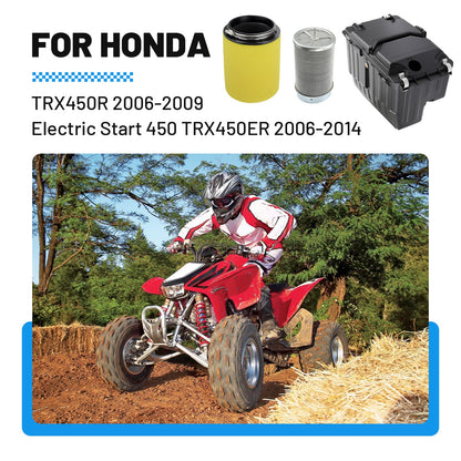 Air Filter Guide Box Cover Kit for Honda TRX450ER/TRX450R (2006–2014)