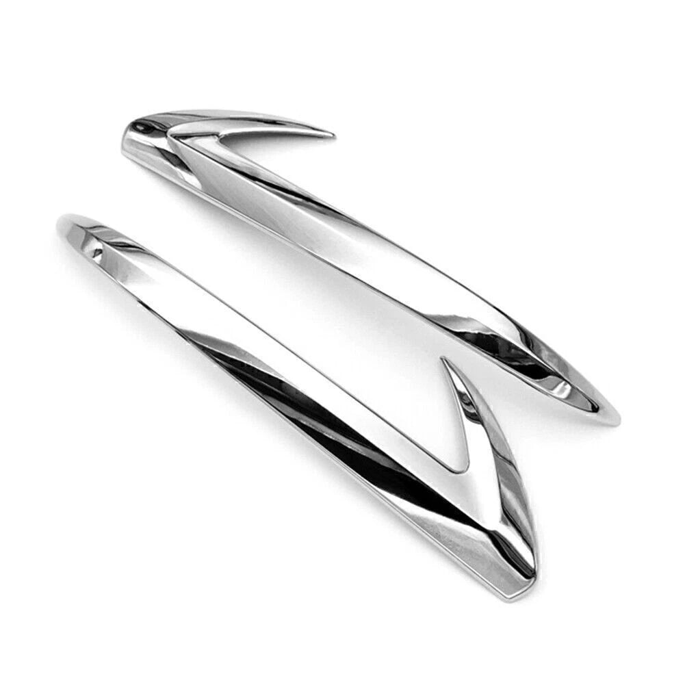 2X Chrome Rearview Side Mirror Strip Garnish Trim for Toyota C-HR (2016–2021)