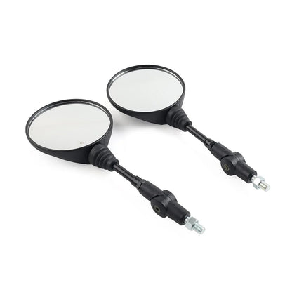 Universal 10mm Folding Side Rearview Mirrors for Dirtbike Motorcycle