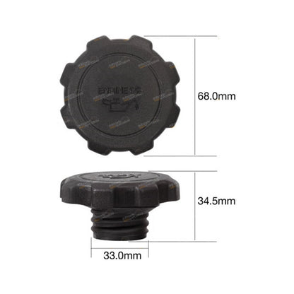 Engine Oil Filler Cap for Land Cruiser FJ62 FJ70 FJ73 FJ75 FJ80 (1980–1997)