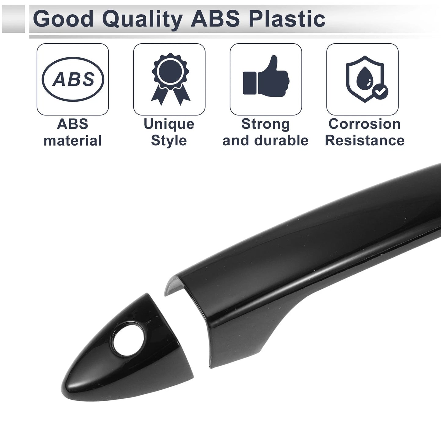 Door Handle Cover Trim for Honda Accord (2018–2023) Black