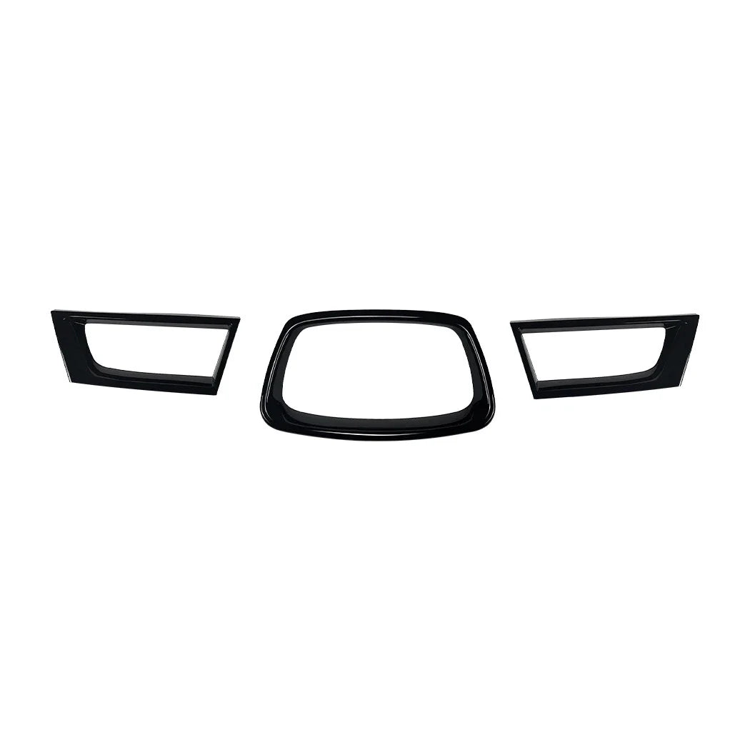 Front Bumper Grill Grille Set for Subaru Impreza WRX STI (2006–2007)
