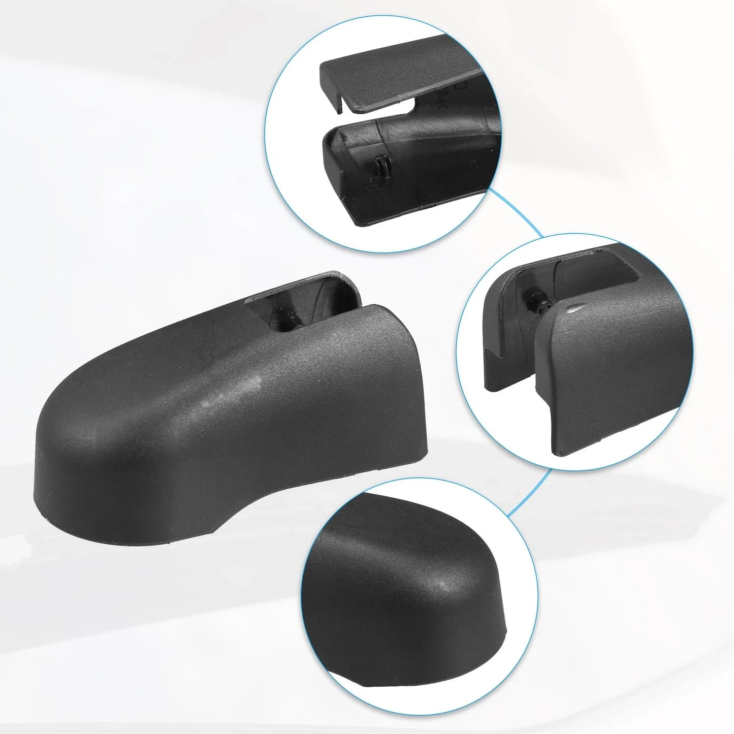 Rear Windshield Wiper Arm Cover for Honda Fit (2015-2020) - Black Cap