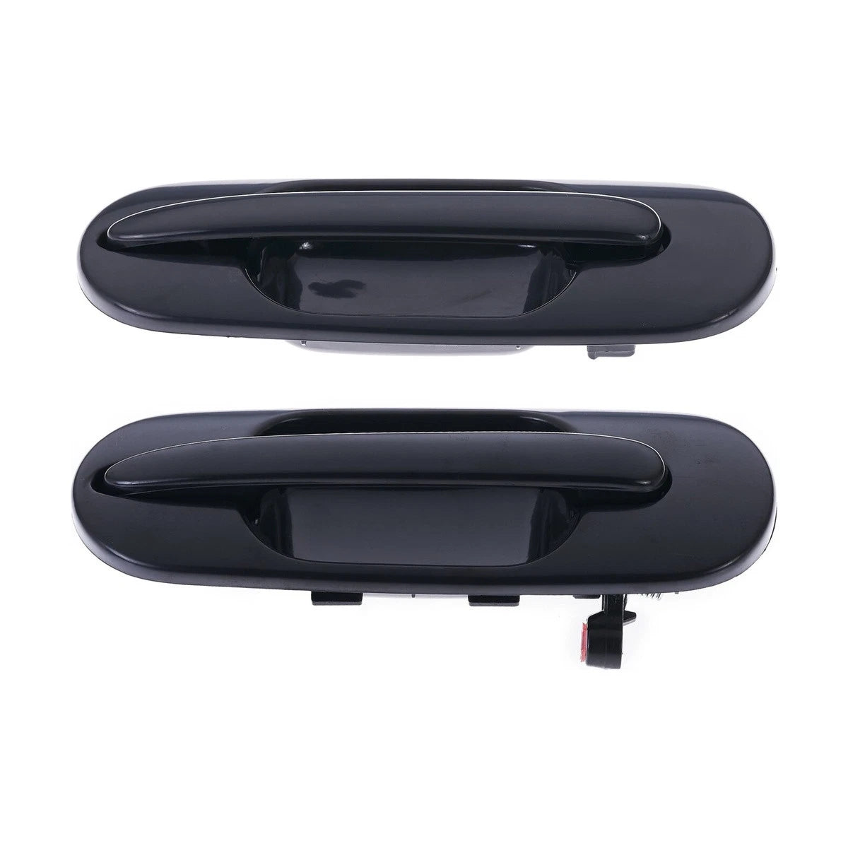Set of 2 Outer Door Handles for Honda CR-V (1997–2001) Black