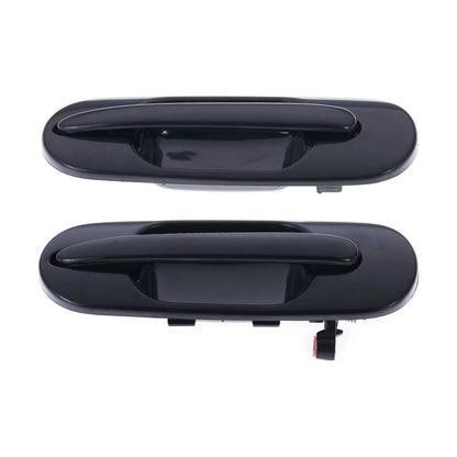 Set of 2 Outer Door Handles for Honda CR-V (1997–2001) Black