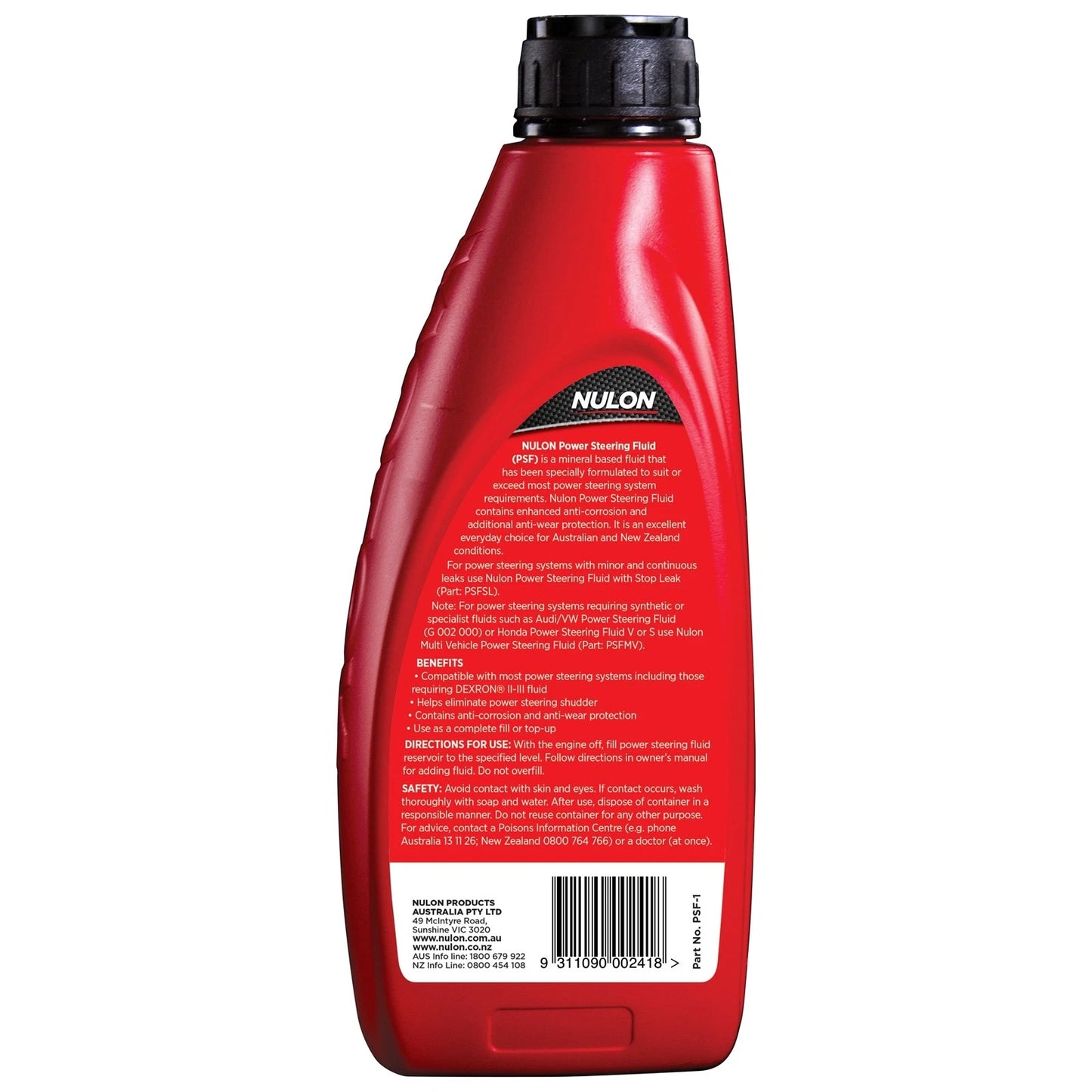 Power Steering Fluid for Nulon (1L)