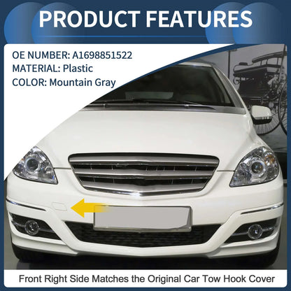 Front Bumper Tow Hook Cap for Mercedes-Benz B-Class (2005-2011)