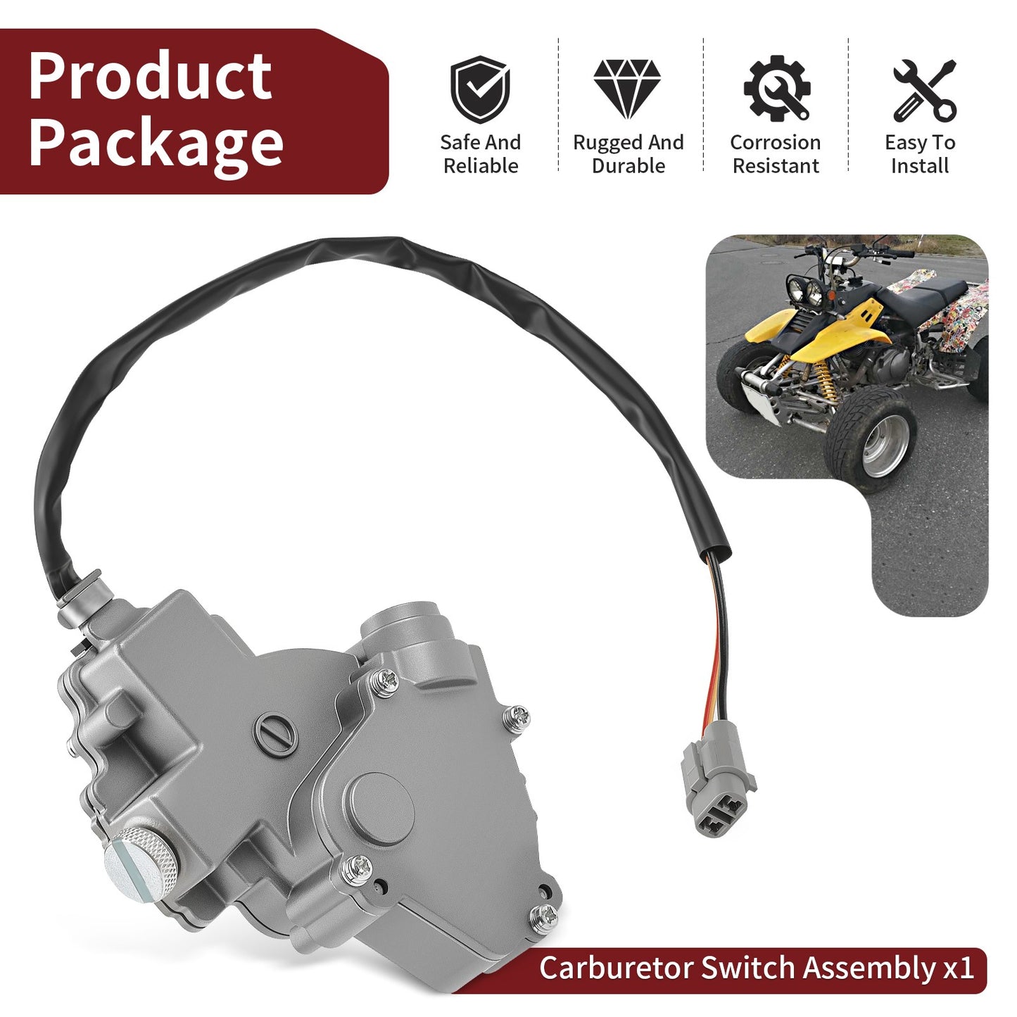 Carburetor Switch Assembly for Yamaha Banshee 350 (1995–2006)
