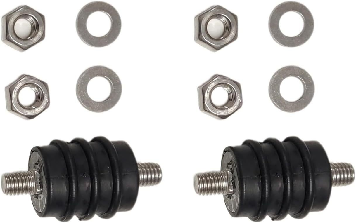 Set of 2 Upper Front Motor Mounts for Johnson Evinrude Outboards (20-35)