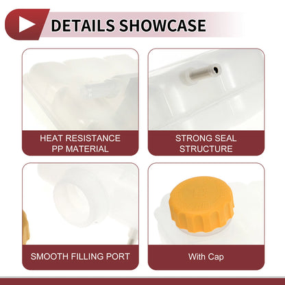 Coolant Expansion Overflow Tank with Cap No. 96591467 for Chevrolet Matiz (–)