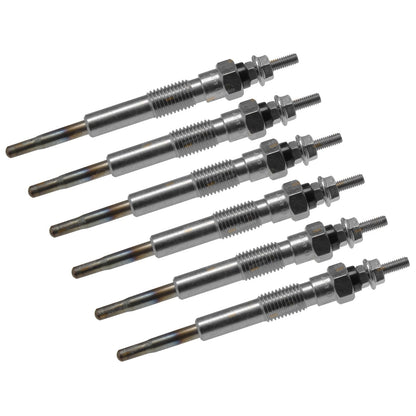 Set of 6 Glow Plugs for Landcruiser HZJ78 HZJ79 (1999–2007)