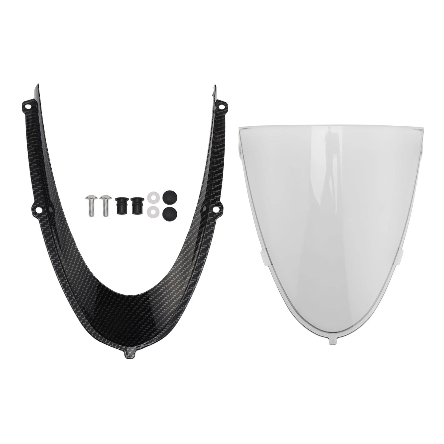 Windshield for Aprilia RS 660 (2020–2024) Simulated Carbon Transparent