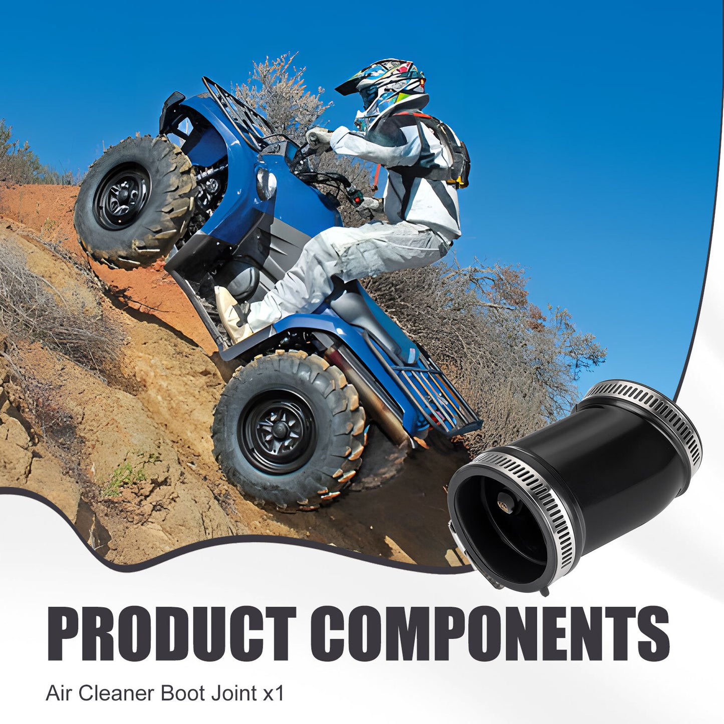 Air Cleaner Boot Joint for Yamaha Grizzly 450 4x4 (2007–2014)