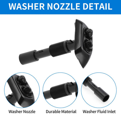 Front Left Headlight Washer Nozzle for BMW 740iL 740i 750i (1995–2001) No. 61678370559