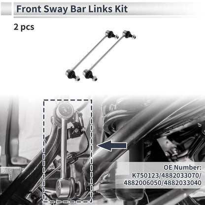 Front Stabilizer Bar Links No Bushing for Toyota Avalon (2013–2018) No.K750123