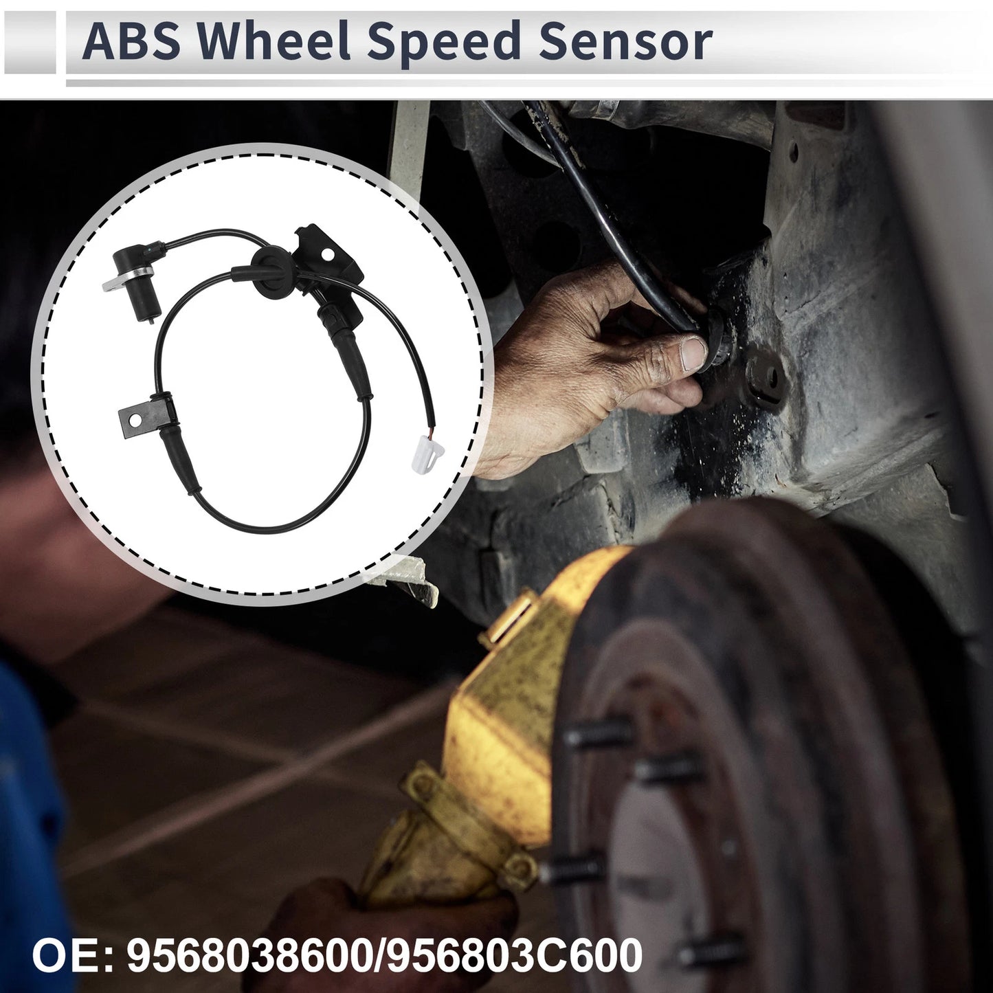 ABS Wheel Speed Sensor No. 9568038600/956803C600 for Hyundai Sonata