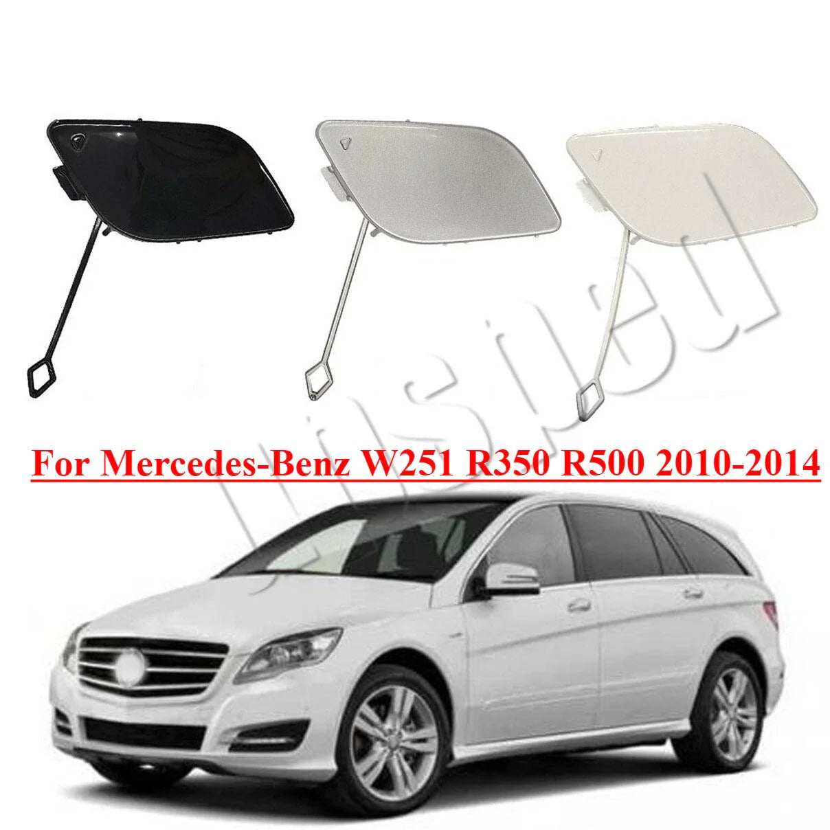 Front Tow Hook Eye Cover Cap for Mercedes-Benz W251 R350 R500 (2010–2014)