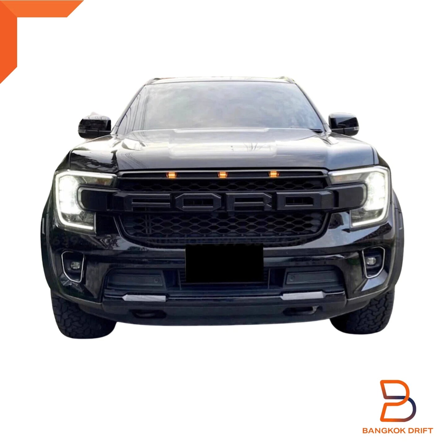Matte Black Fender Flares for Ford Everest UB U704 (2022-2024)