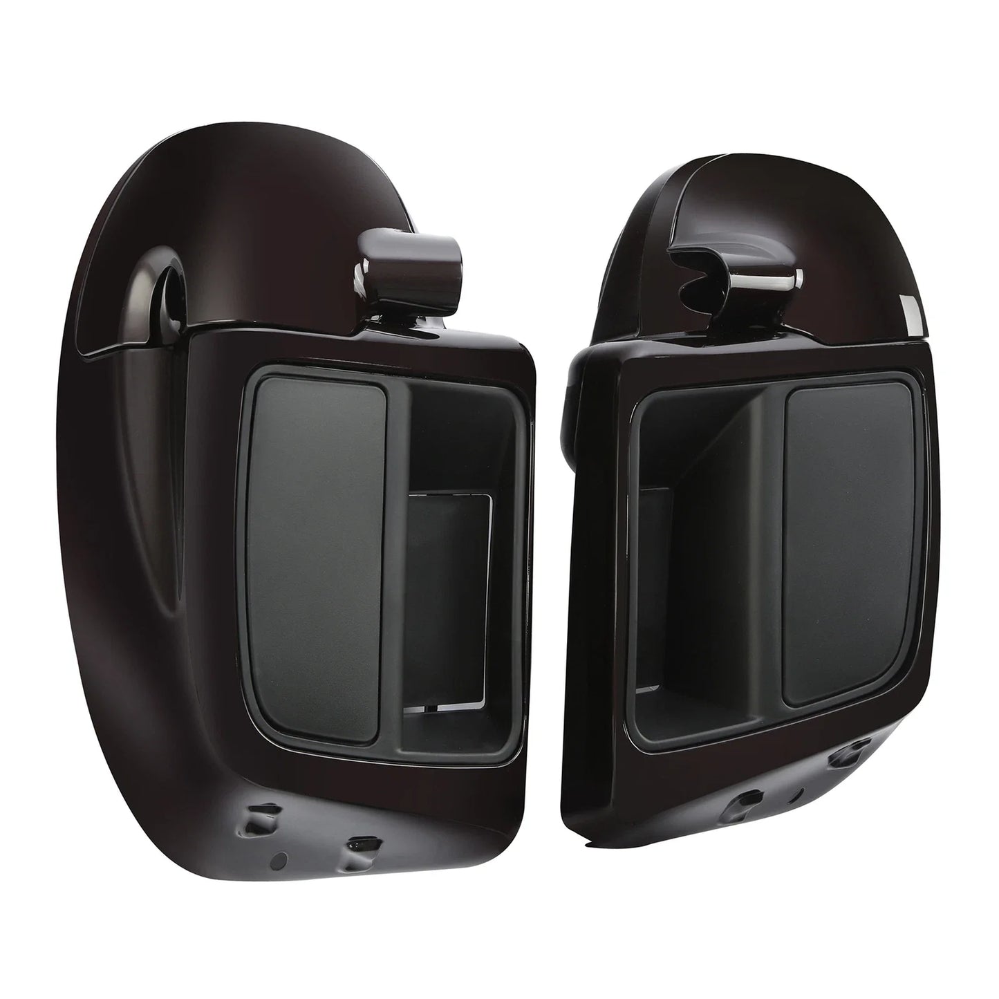 Vented Leg Fairings for Harley CVO Street Glide 2014-2024 Black Forest