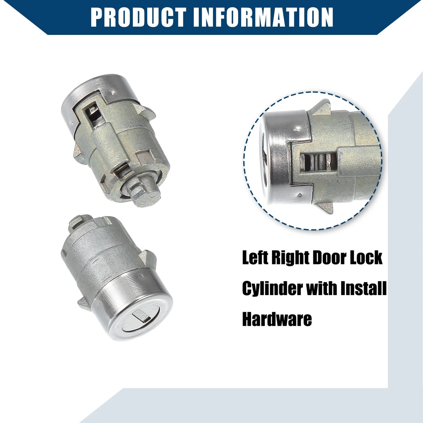 Ignition Switch Door Lock Cylinder Uncoded for Chevy GMC (No.704600/15298924)