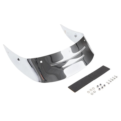 Chrome Ribbed Rear Mudguard Tip Edge Trim for Harley Fat Boy (1990–2023)