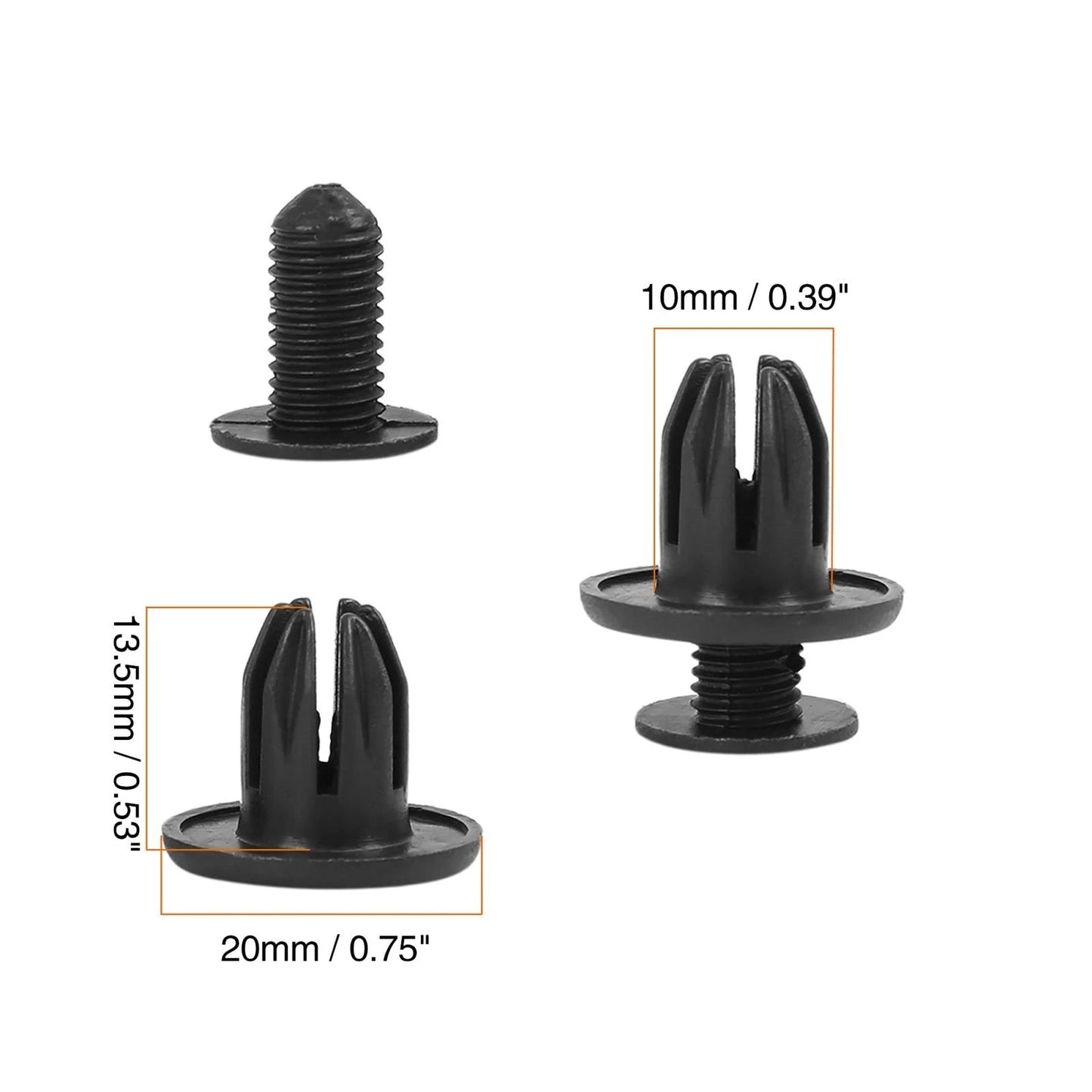 20pcs Plastic Expanding Rivet 07130702966 for BMW Mini Cooper (E81–E83)