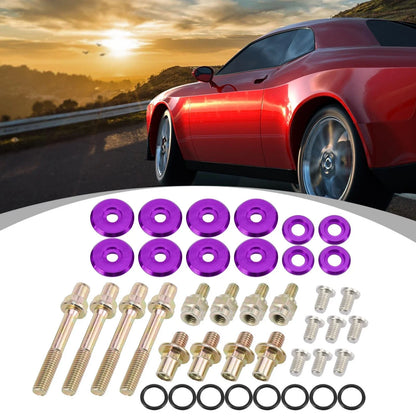 Engine Valve Cover Washer Bolt Kit Purple for Honda B-Series B16A2 B16A3 B17A1