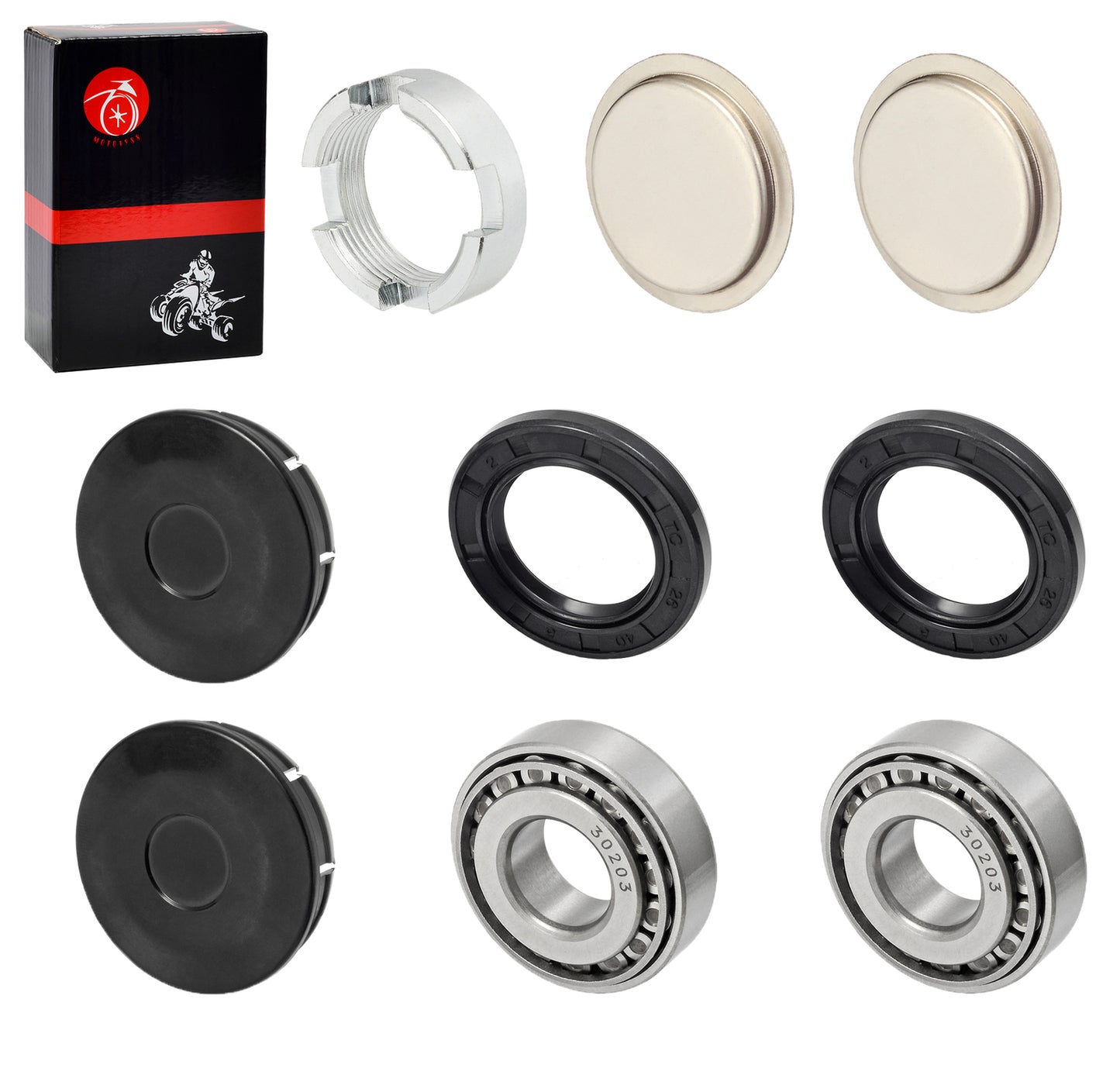 Swingarm Bearing Seal Set for Honda Foreman Rubicon 400 450 500 Recon 250 (2000–2023)