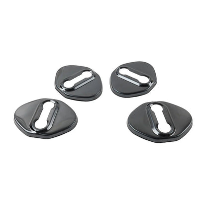 Black Car Door Lock Protective Covers for Honda, Toyota, Mazda, Hyundai