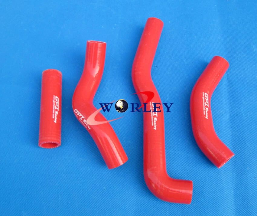 Silicone Radiator Hose for Kawasaki KX250 (1988–1989) - Blue