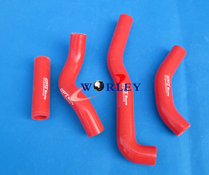 Silicone Radiator Hose for Kawasaki KX250 (1988–1989) - Blue