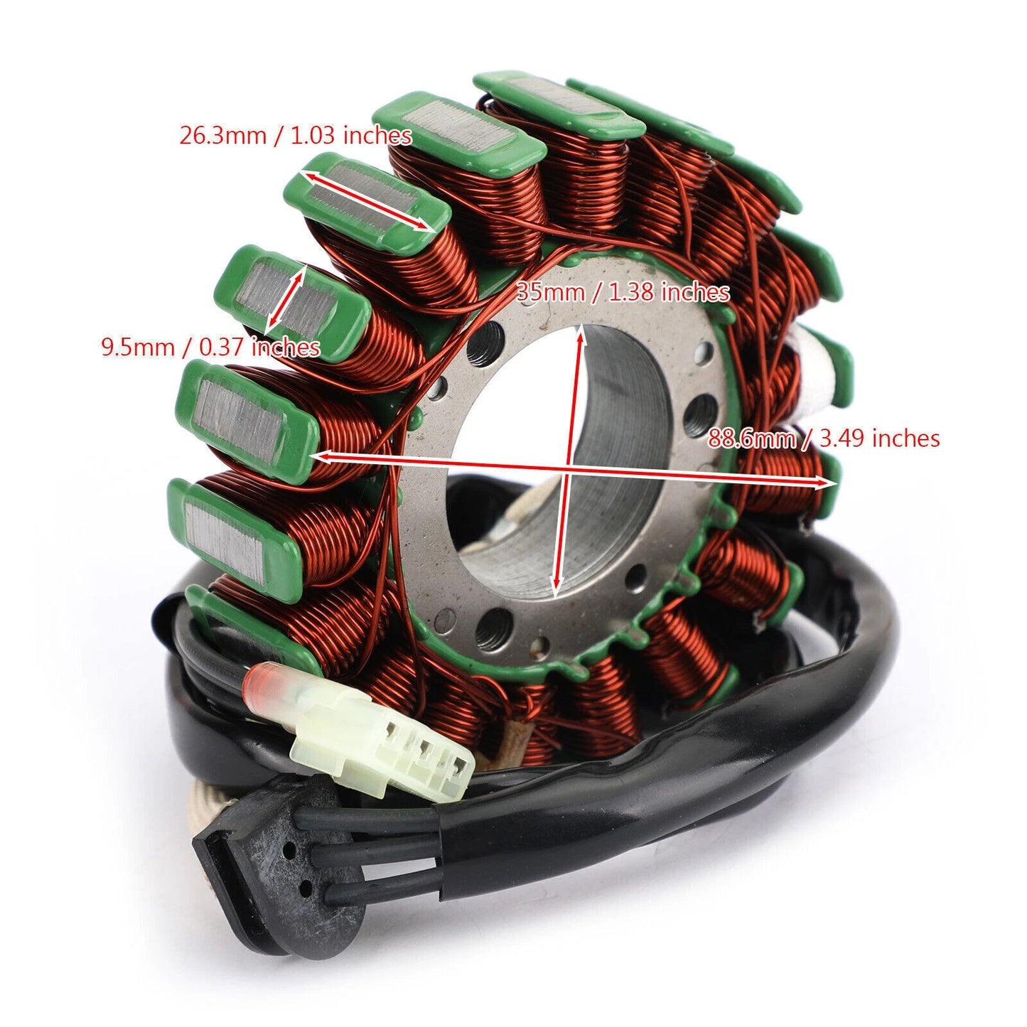 Alternator Stator for Polaris Outlaw 450 525 MXR IRS S MXR (2008–2011) 4011866A