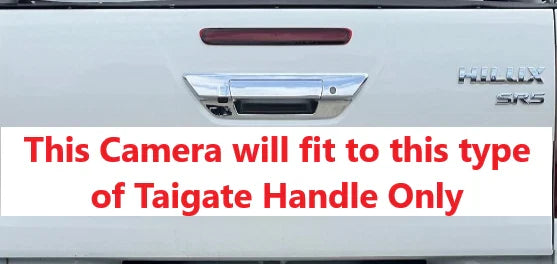 Tailgate Backup Reverse Camera 6-Pin OE Plug for Toyota Hilux (2015–2023)