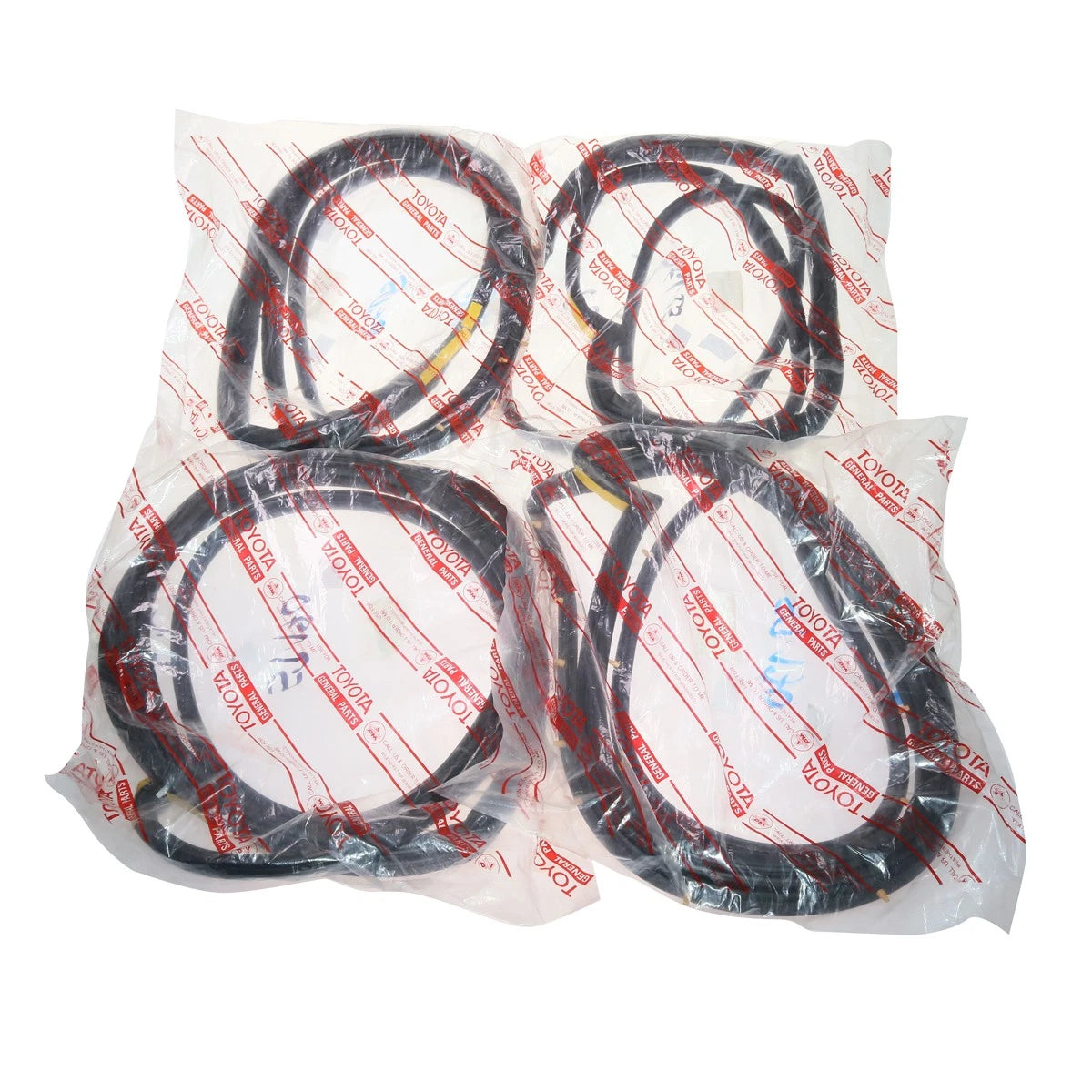 Set of 4 Door Weatherstrips for Toyota Carina 2 (1987–1992)