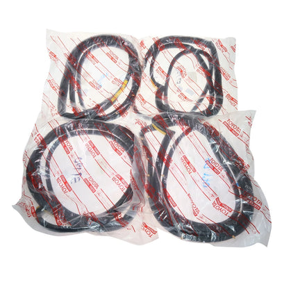 Set of 4 Door Weatherstrips for Toyota Carina 2 (1987–1992)