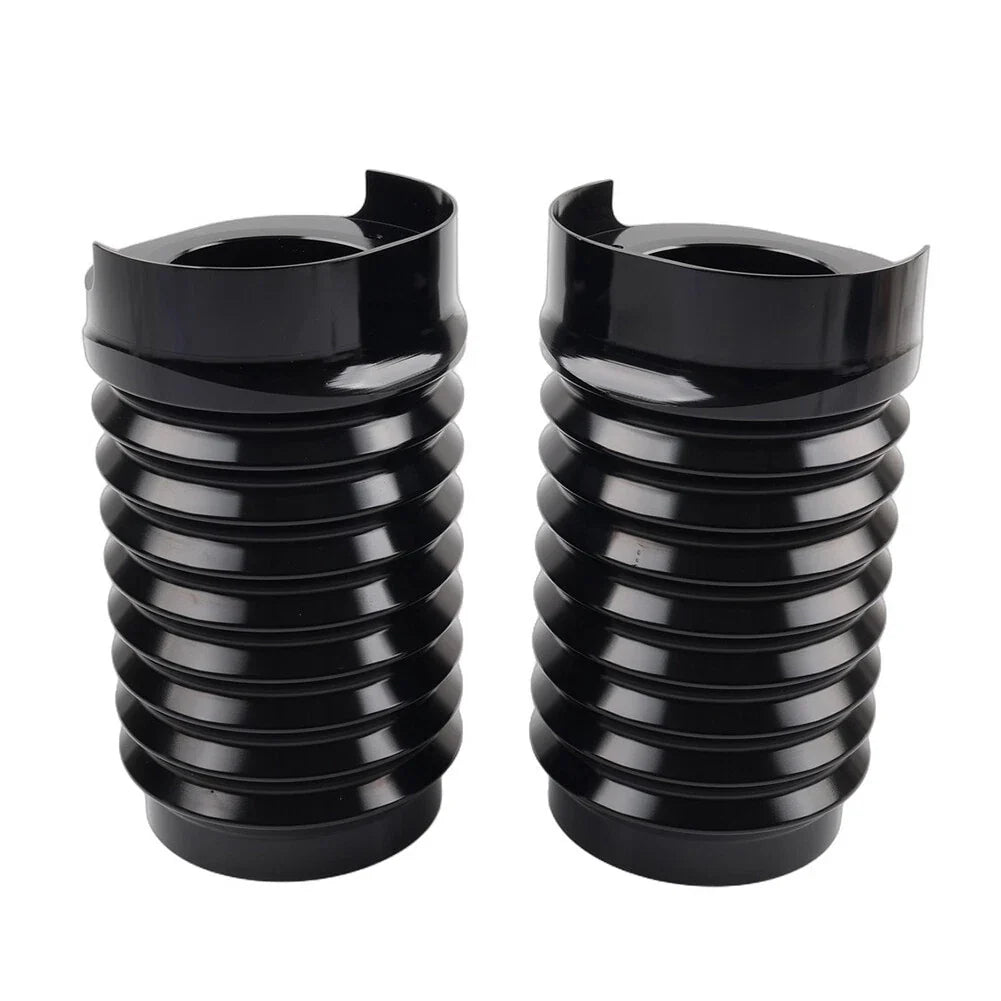 CNC Upper Fork Boot Slider Cover Black for Harley Street Glide FLHX FLHXS (14-23)