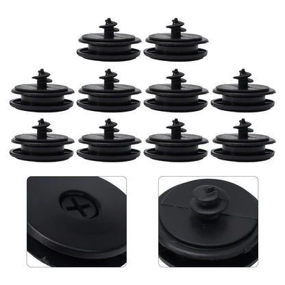 2 x Car Floor Mat Anti-Slip Clip Auto Carpet Fixing Grips Clamps Holders Black